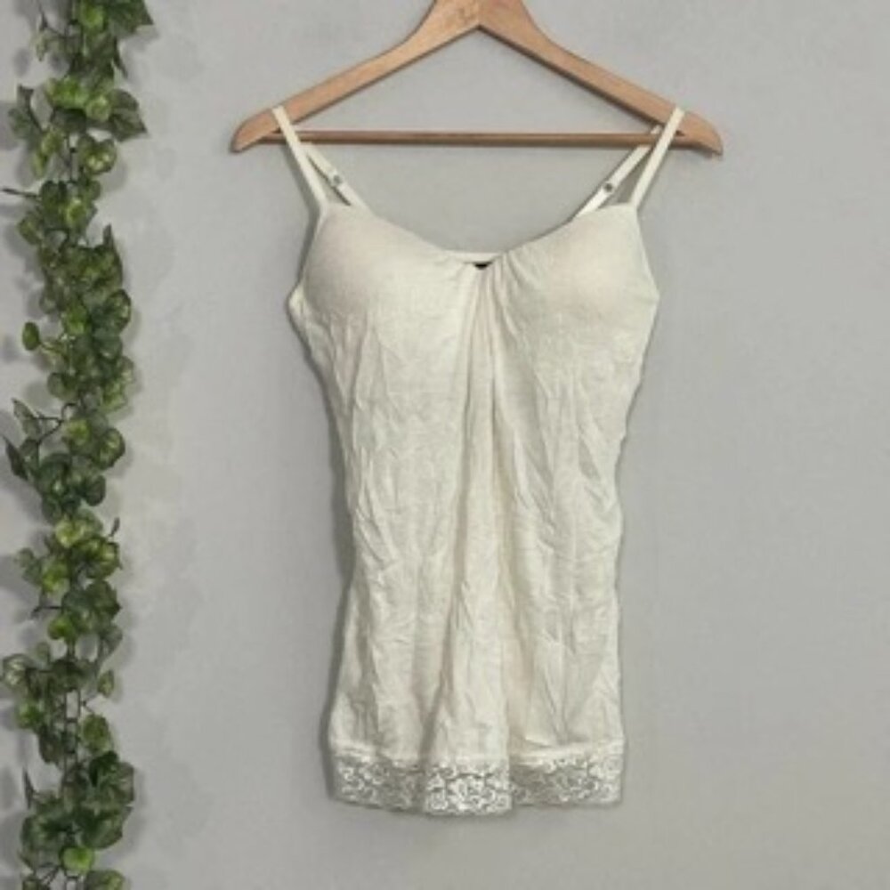 NEW DIRECTIONS | TANK TOP SIZE M OFF WHITE ADJUSTABLE STRAP